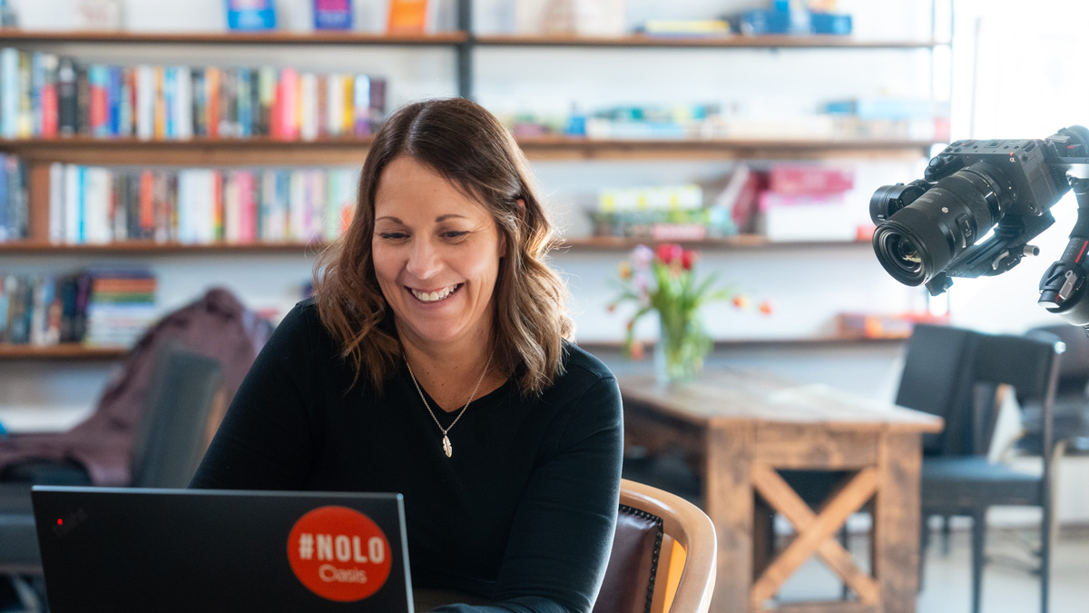 The Maple Review team visiting Oasis Community Centre in Scunthorpe